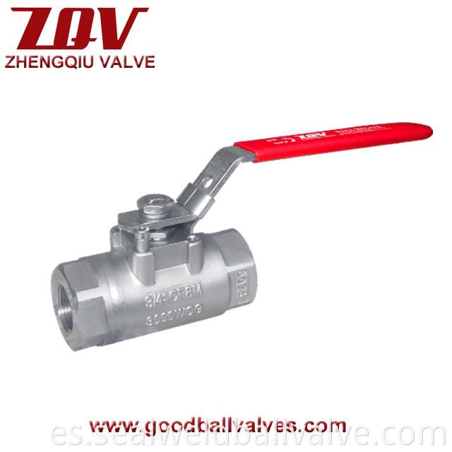 Full Bore Threaded Ball Valve 5000 PSI